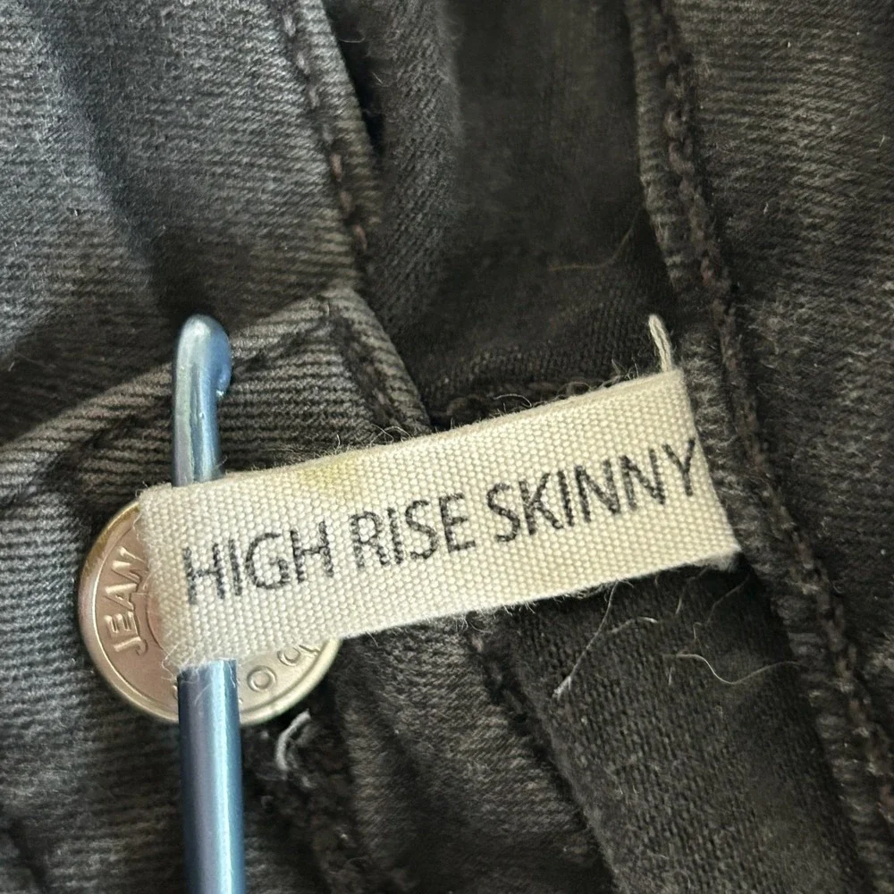 Rag Bone Jeans Womens 28 Black High Rise Skinny‎ Modal Stretch Denim Ankle